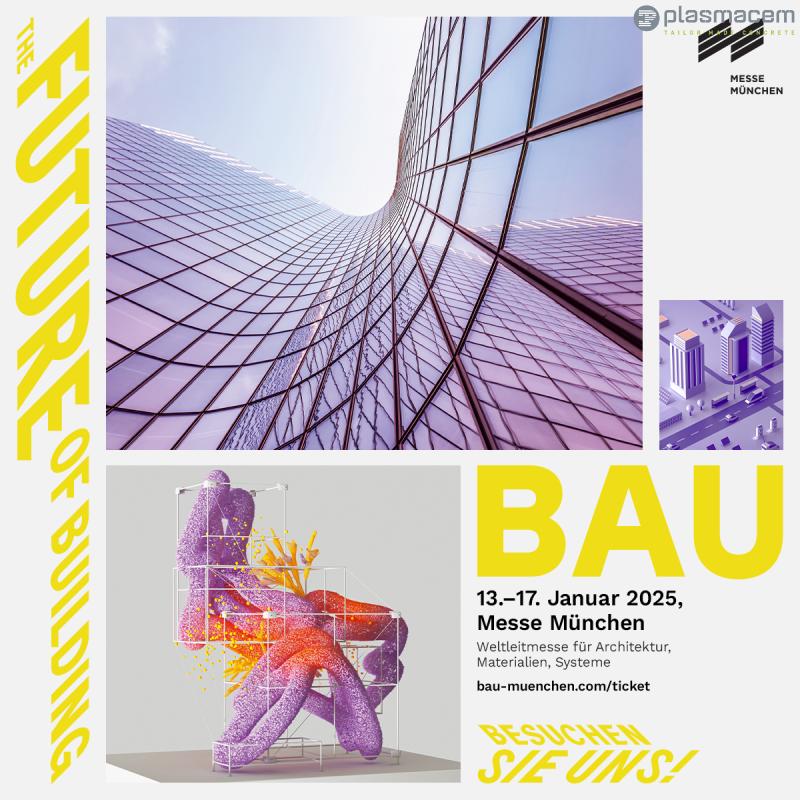 PLASMACEM TAILOR MADE CONCRETE EXPOSITION BAU 2025 News